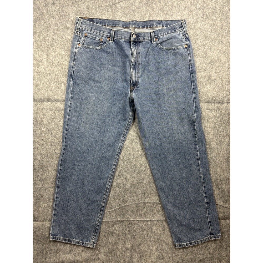 Levis 550 Relaxed Fit Jeans Mens Blue Medium Wash Outdoor/Workwear Size 44x30